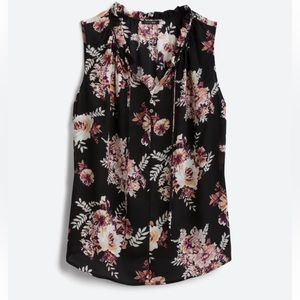 Papermoon Ruffle Neck Tank Top